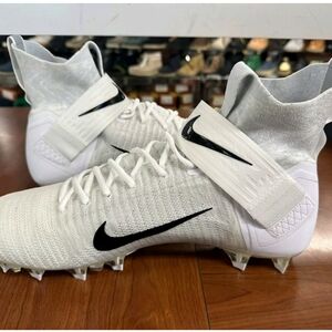 Size 13 Men Nike Alpha Menace Elite 2 PREMIUM Football Cleats White AO3374-101